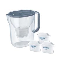 Brita Style Essential filter jug + 3 MaxtraPro PP cartridges (dark blue)