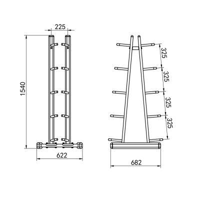 4. STR41 COMMERCIAL HMS MEDICINE BALL STAND