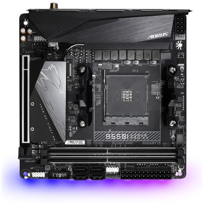 8. Gigabyte B550I AORUS PRO AX motherboard AMD B550 AM4 socket Mini-ITX