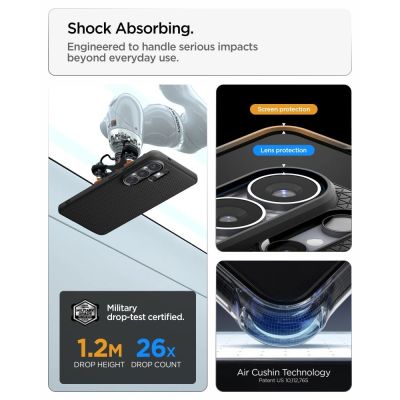 12. Spigen Liquid Air Mag MagSafe Case for Samsung Galaxy S26 Ultra - Black