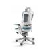 2. Wau 2 BL414 office chair, steelblue/white fabric