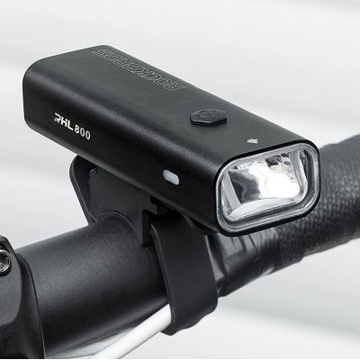 12. Rockbros 24710012001 front bicycle light 800 lm + USB-C - USB-A cable - black