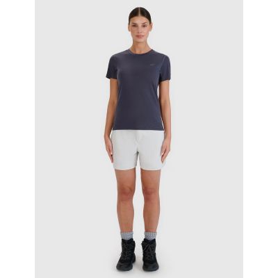 4. Women's Merino Wool Trekking T-shirt 4F 4FWSS25TFTSF1269-22S