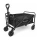 9. Wozinsky WZP-80 beach, tourist, garden, durable, wide wheels, up to 80 kg - black
