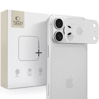 Tech-Protect Camalloy Fit+ Camera Lens Protector for iPhone 18 Pro – Silver