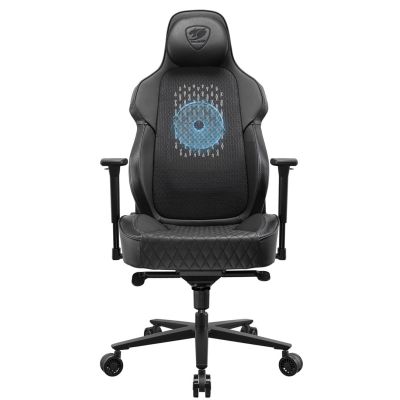 3. COUGAR CGR-ARP-BLB Universal Gaming Chair Upholstered Seat Black, Orange