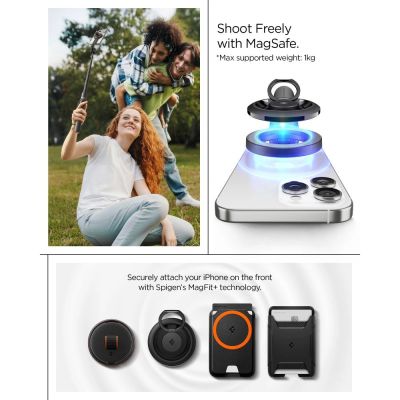 9. Spigen S582W Bluetooth Selfie Stick - Black