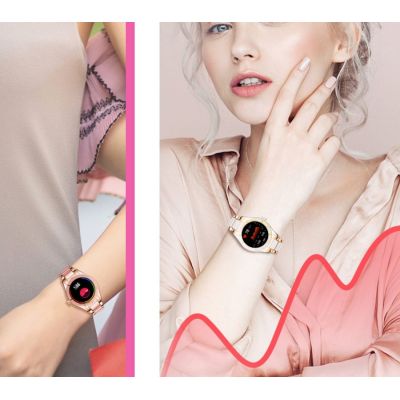 14. Rubicon RNCE82 Pink Women's Smartwatch