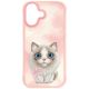 3. Nimmy Big Eyed Pet 2.0 Cat Case for iPhone 17 - Pink