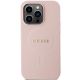 3. Guess GUHMP14LPSAHMCP case for iPhone 14 Pro - pink Saffiano MagSafe