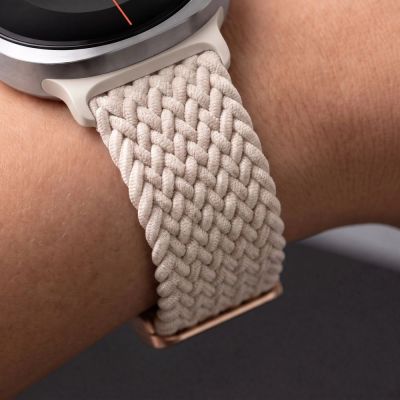 7. Tech-Protect NylonMag Strap for Samsung Galaxy Watch 40/44/46 mm - Beige