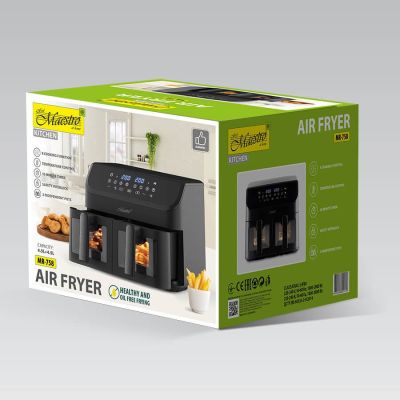 6. Air fryer 2000W 2x4.5L MR-758 MAESTRO