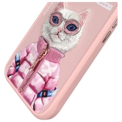 7. Nimmy Cool&Cute 2.0 Cat Case for iPhone 16 - Pink
