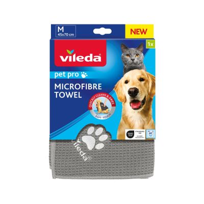 10. Vileda PET PRO M microfiber towel for animals
