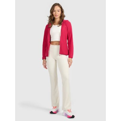 6. Women's slim fleece jacket with hood 4F 4FRAW25TFLEF495-53S