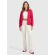 6. Women's slim fleece jacket with hood 4F 4FRAW25TFLEF495-53S