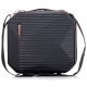 2. COSMETIC BAG + HANDBAG SET ABS T5821-6 BLACK SEMI LINE