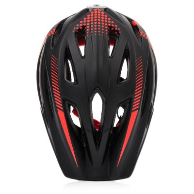 6. Meteor Lupus S Full-Face Bike Helmet 48-52 cm Black/Red