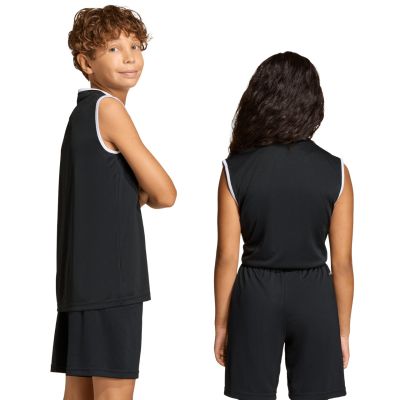 4. adidas Entrada 26 Sleeveless Jersey Kids' Black KB3933