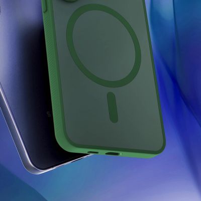 24. 3mk Smoke MagCase for iPhone 17 Pro Max - Green
