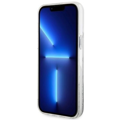 5. Guess GUHCP14XLCSGSGH iPhone 14 Pro Max 6.7" white/white hardcase Liquid Glitter Marble