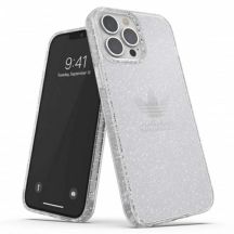 Adidas OR Protective Clear Case Glitter for iPhone 13 Pro Max - Transparent Silver