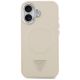 3. Guess Triangle Logo MagSafe Case for iPhone 17 - Beige
