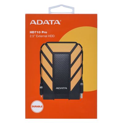 8. ADATA HD710 PRO External HDD Drive (1TB; 2.5"; USB 3.2; Yellow)