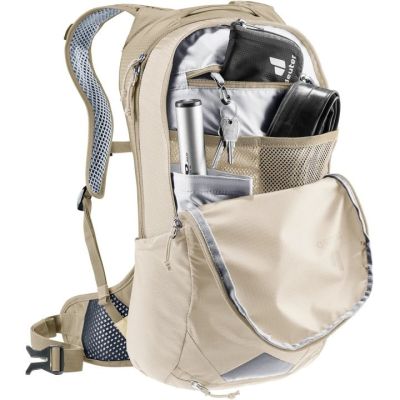 21. Deuter Race Air 10 cycling backpack, aluminum/greystone