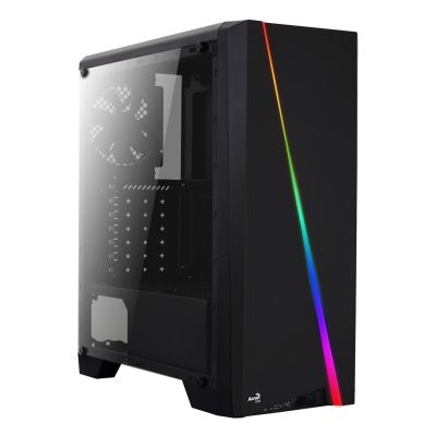 6. Aerocool PGS CYLON AEROPGSCYLON-BK case (ATX, Micro ATX, Mini ITX; black)