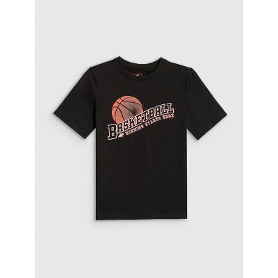 5. Boy's regular printed T-shirt 4F 4FJRSS26TTSHM4278-20S
