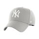 '47 New York Yankees Raised Basic Light Gray Cap B-RAC17CTP-GY
