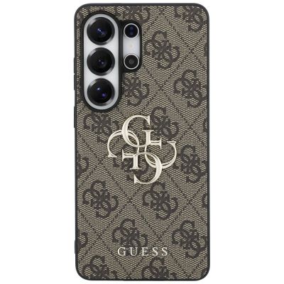3. Guess 4G Big Metal Logo Case for Samsung Galaxy S26 Ultra - Brown