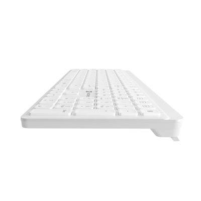 7. NATEC TANG US wireless keyboard, BT + 2.4 GHz, quiet, slim, white
