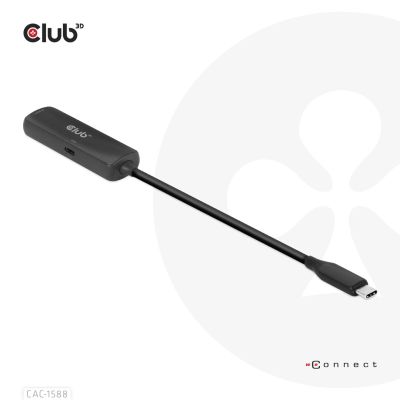 11. CLUB3D CAC-1588 Cable Adapter 0.17m USB Type-C HDMI Black