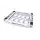 4. Washer-dryer combination with drawer and belt, white