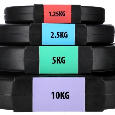 8. Composite barbell/plates 42kg HMS GSP40