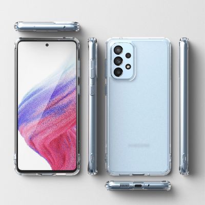 8. Ringke Fusion Matte tpu case with a translucent Samsung Galaxy A73 gel frame