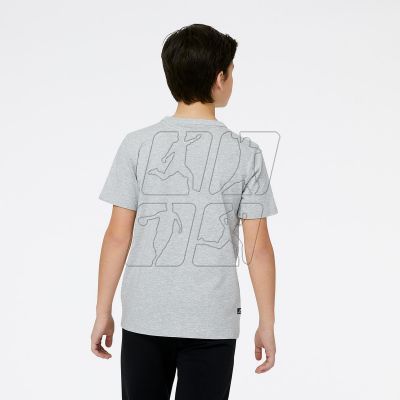 3. New Balance Essentials Reimagined Cott Ag Jr T-shirt YT31518AG