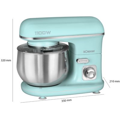 6. Bomann KM 6030 Mint Food Processor