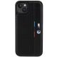 3. BMW Perforated Tricolor Line case for iPhone 15 Plus / 14 Plus - black