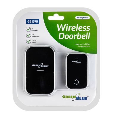 17. GREENBLUE WIRELESS BATTERY-FREE KINETIC DOORBELL GB157 B
