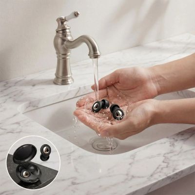 5. Tech-Protect QuietFit Silicone Earplugs with Acoustic Filter - Black