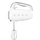 12. Smeg HMF01WHEU hand mixer in cream with a retro 1950s style.