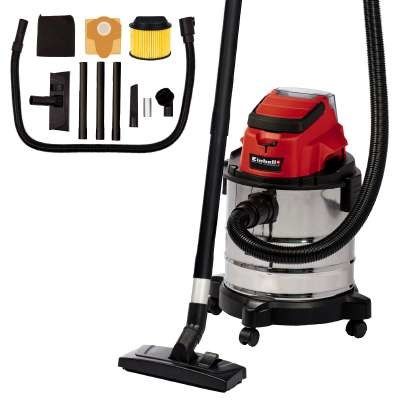 5. EINHELL TC-VC 18/20 Li S Solo workshop vacuum cleaner 2347130 (silver)