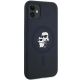 4. Karl Lagerfeld Silicone Karl&Choupette MagSafe case for iPhone 11 / Xr - black