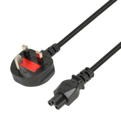2. I-BOX POWER CABLE FOR NOTEBOOKS (CLOVER) VDE 3X0.75MM COPPER UK PLUG