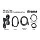 16. IIYAMA monitor 86.4cm (34") XCB3497WQSNPH-B1 21:9 HDMI+DP+USB-C Webc