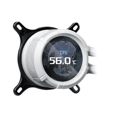 5. ASUS ROG STRIX LC III 360 ARGB LCD WHT Cooling