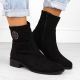9. Jezzi W Suede Ankle Boots ASA198-28 JEZ432A